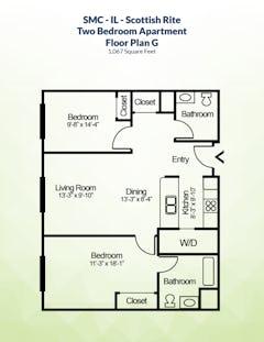 The Plan G floorplan image