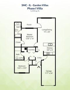 The Villas Phase I floorplan image