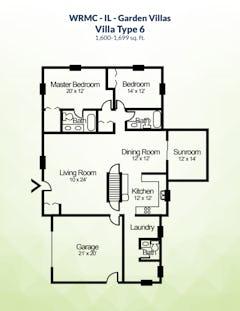 The Villa Type 6 floorplan image