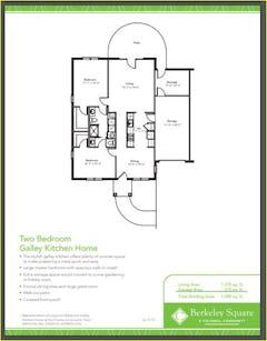 The Galley Kitchen Home  floorplan image