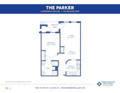 The Parker floorplan image