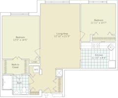 The Fairmont floorplan image