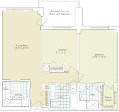 The Kingston floorplan image