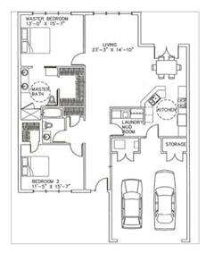 The Patio Homes floorplan image