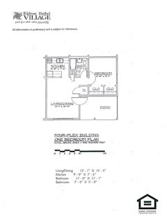 The Kidron Inc Four-plex floorplan image