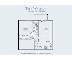 The Walnut floorplan image