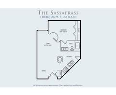 The Sassafrass floorplan image