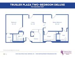 The Trustler Plaza Deluxe floorplan image