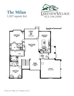 The Milan floorplan image