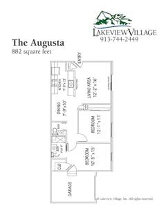 The Augusta floorplan image
