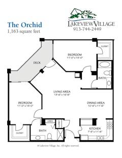 The Orchid floorplan image