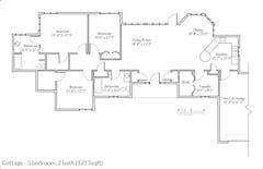 The Cottage - 3BR 2B (1713 sqft) floorplan image