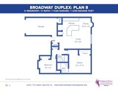 The Broadway Duplex - Plan B floorplan image