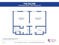 The Saline floorplan image