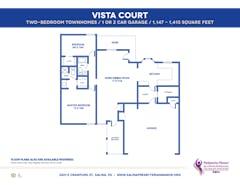 The Vista Court floorplan image