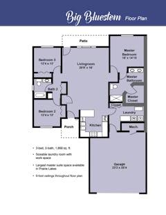 The Big Bluestem floorplan image