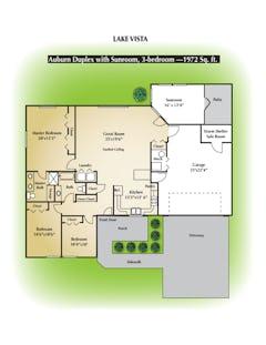 The Auburn Duplex floorplan image