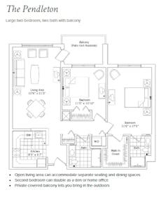 The Pendleton floorplan image