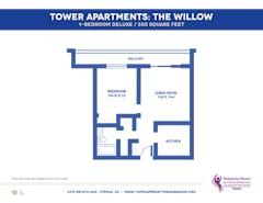 The Willow floorplan image