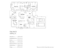 The Bach floorplan image