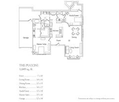 The Puccini  floorplan image