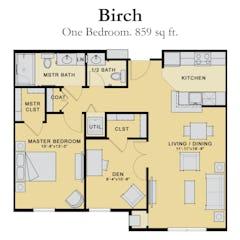 The Birch  floorplan image