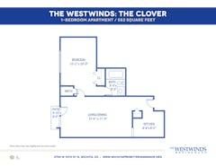 The Clover floorplan image