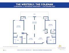 The Coleman floorplan image