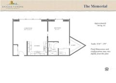 The Memorial floorplan image