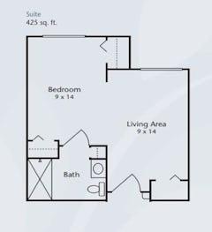 The Suite floorplan image