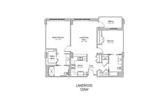 The Lakewood floorplan image