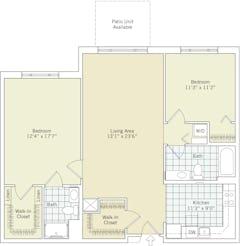 The oxford floorplan image