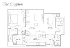 The Grayson floorplan image