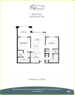 The Frio floorplan image