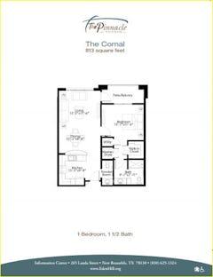 The Comal floorplan image