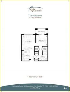 The Gruene floorplan image