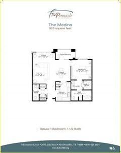 The Medina floorplan image