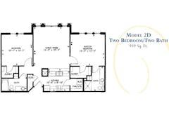 The Model 2D floorplan image