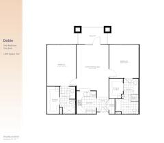 The Dobie floorplan image
