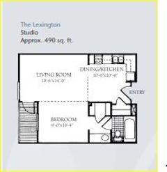 The Lexington floorplan image
