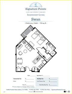 The Swan floorplan image
