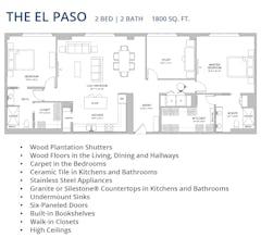 The El Paso floorplan image