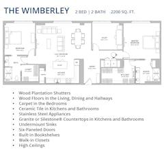 The Wimberley floorplan image