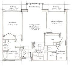 The Preston floorplan image