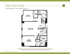 The Weston floorplan image