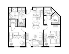 Apartment C  floorplan image