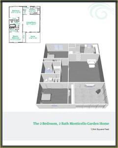 The Monticello Garden Home  floorplan image