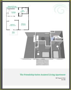 The Friendship Suite floorplan image