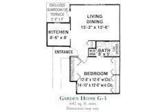 The Garden Home G3 floorplan image