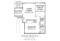 The Garden Home G-4 floorplan image